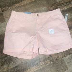 NWT Old Navy light pink  Shorts Women's 12 Short, 5”